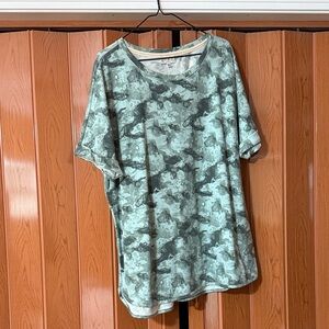 Wonderly Green Camouflage Short Sleeve Tee